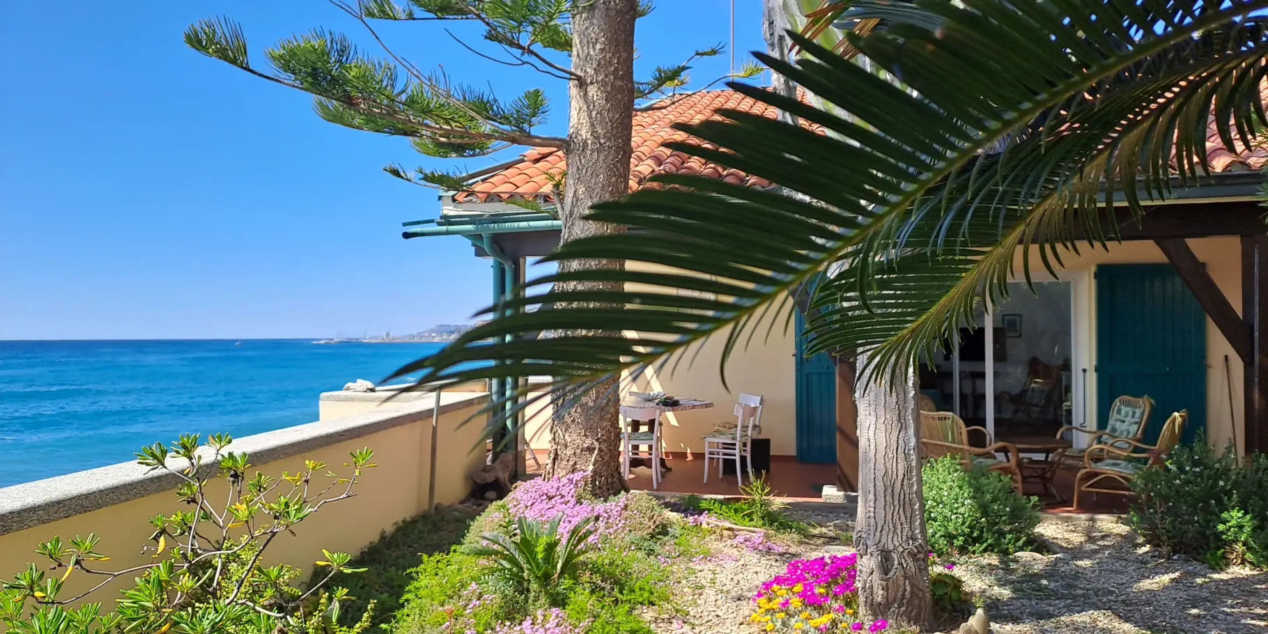 Villa in affitto Liguria – patio Villa in affitto Liguria - patio