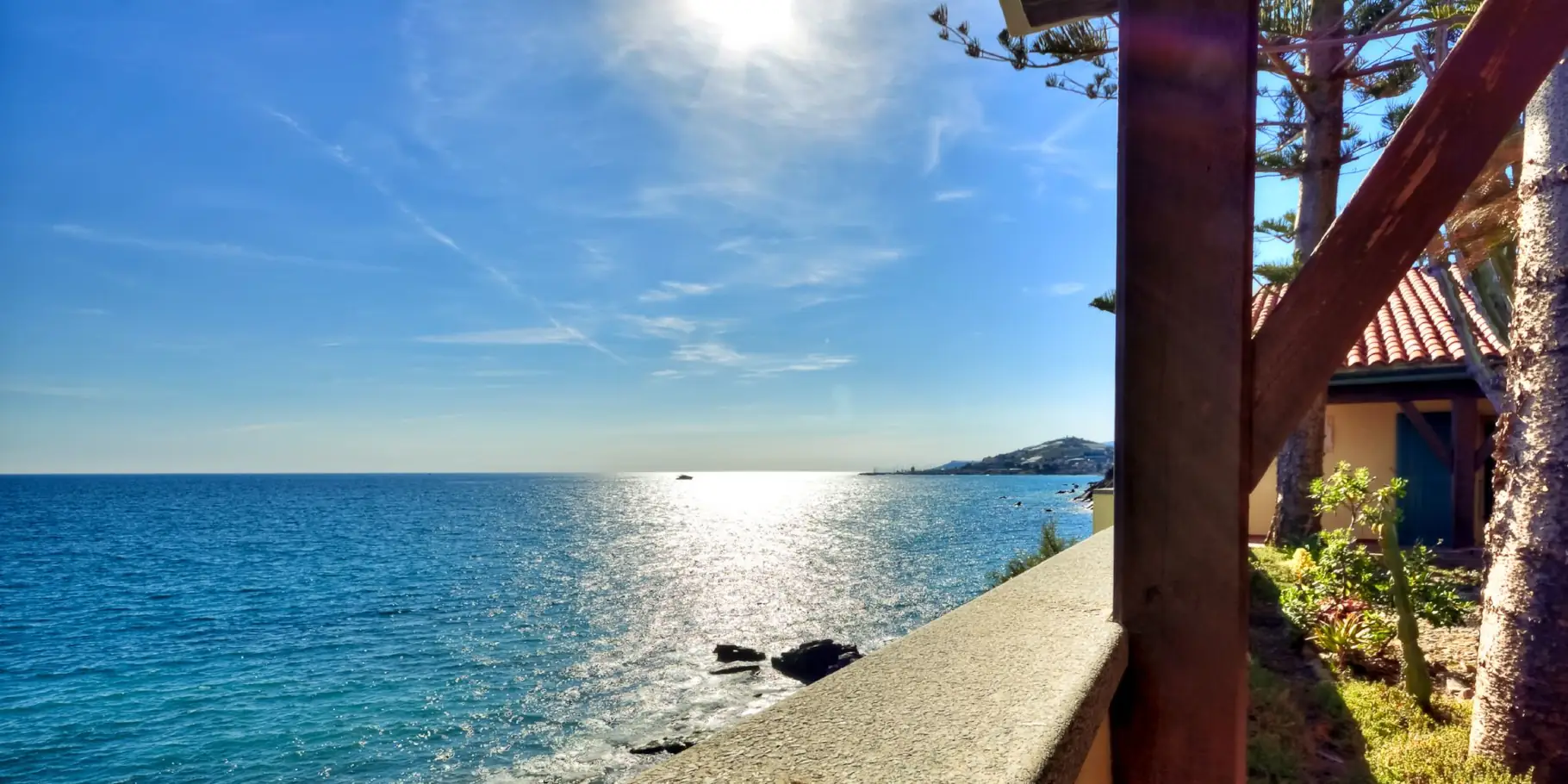 L'Angioletta villa in affitto Liguria - vista dal patio